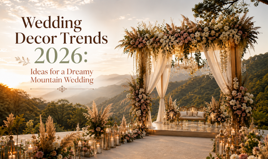 Wedding Decor Trends 2026: Ideas for a Dreamy Mountain Wedding
